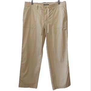 Lauren Ralph Lauren Light Cream Beige Khaki Straight Leg Ankle Pants Size 10